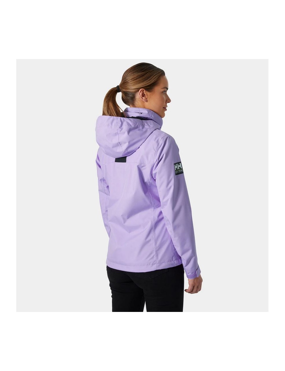 Chaqueta de mujer HELLY HANSEN CREW HOODED MIDLAYER 33891-001white